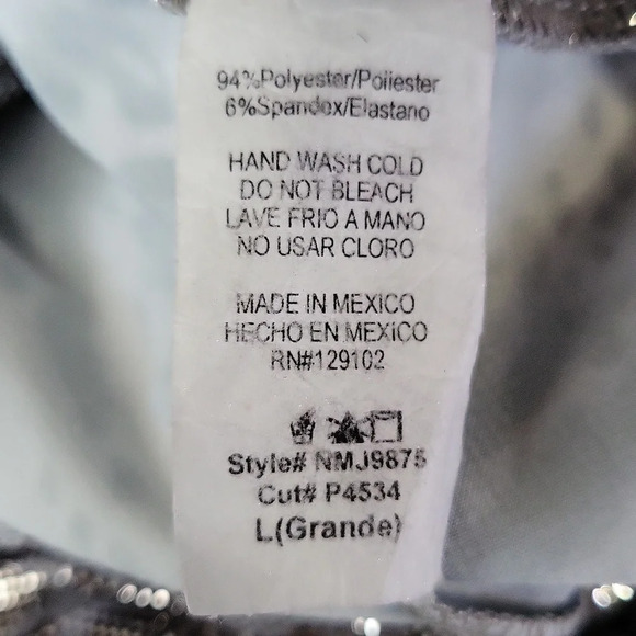 KTOO Mask/Romper 2PC Set - Silver (Size L) - Picture 9 of 9